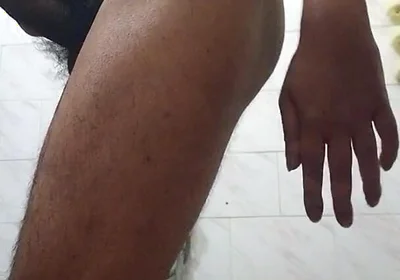 Indian Teen Femboy with Phimosis Dick Jerking and Stroking in the Bathroom Until Cum