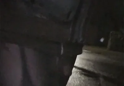 Hot Rainy Walk (garters and Bulge Meggings)