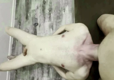 The Fat Man Got Excited and Cummed Twice in the Guy's Mouth.