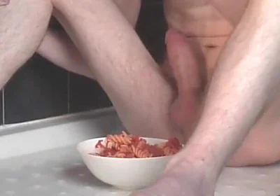 Twink Eats Food off the Floor