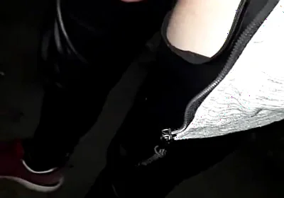 Winter Hike with a Piss-soaked Rubber on My Dick