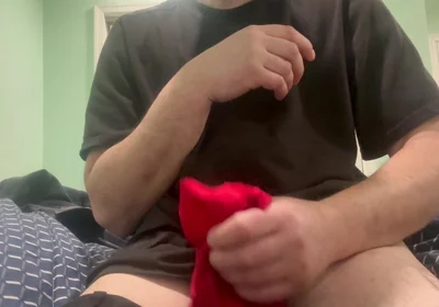 Stepdaddy Jerking off Into Stepdaughter Panties