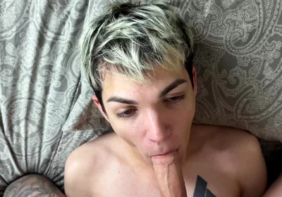 I Cum on His Face with My Hot and Sweet Cum!