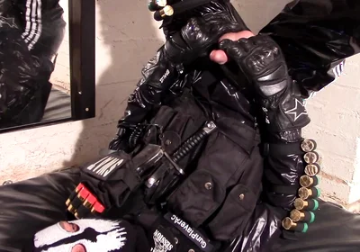 Swat biker gloves cum load