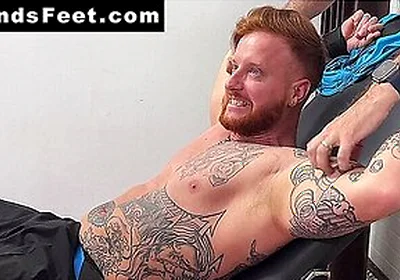 Dan Edwards Tickles Bound Anthony G Until He Squirms