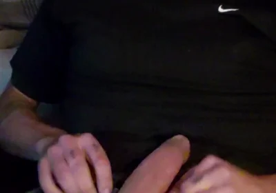 Edging Smoking Cum on Shirt