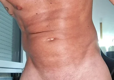 Big on My Belly After One Hell of an Ejaculation