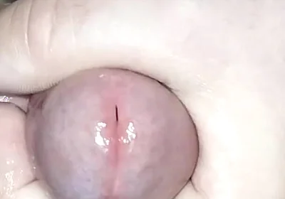 Mastubation with Lube and Cumshot