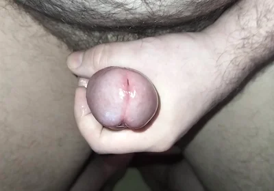 Mastubation with Lube and Cumshot