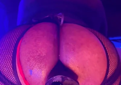 Black Sissy Slut Fucked in the Ass by Dildo Machine