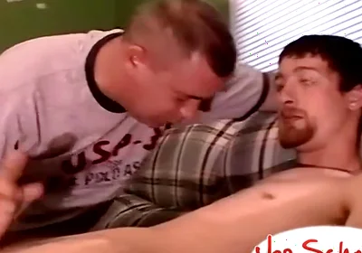 Servicing A Hung Straight Cock