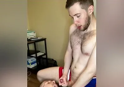 Blowing Cum Load All Over Twinks Face