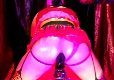 Twerking in a Miniskirt While Riding My Dildo 2