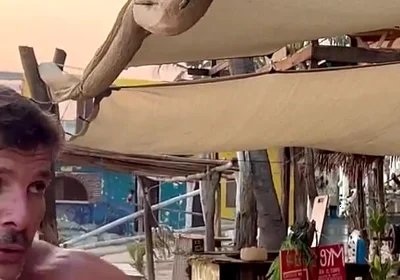 Punching Bag on Zipolite Beach