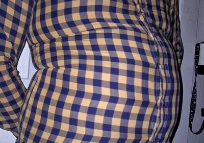 Popping My Button up on My Belly