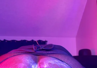 Bottom Destroys Hole Riding Mr. Hankey Dildo