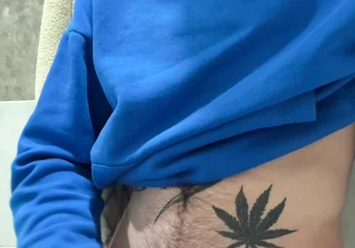 Revaz Masturbates Her Dick and Cums
