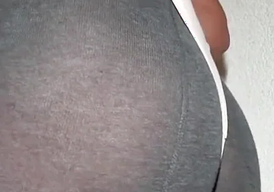 Nice Nylon Ass Posing and Spanking