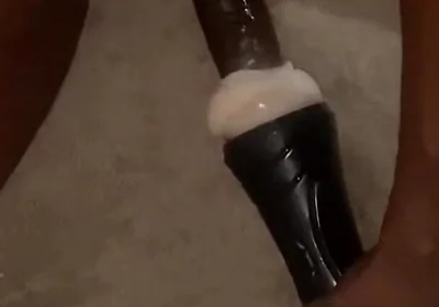 On My Knees Fucking Torch Fake Pussy