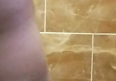 Some Scenes of Cutting Hair in the Toilet with the Door Closed