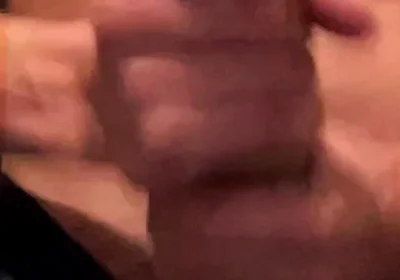 Skinny Guy Uses Both Hands to Stroke His Thick Dick and Drip Cum