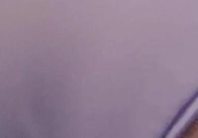 Nice Cute Ass in His New Purple Swimsuit