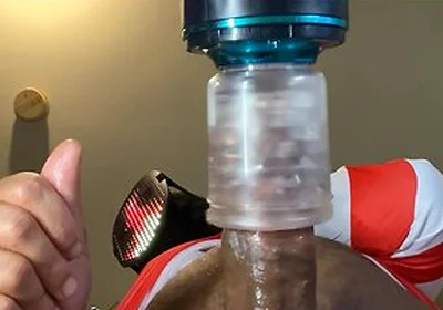 Automasturbator Milks Out A Moaning Cumshot From Masked Man