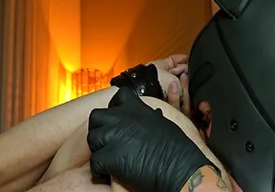 Rimming. Submissive