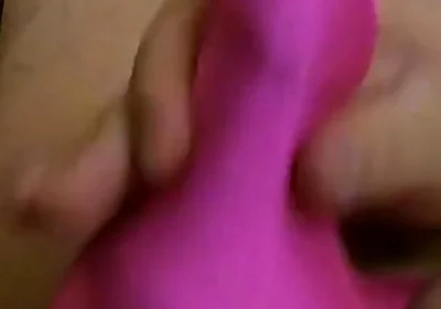 Tiny Pink Sissy Thong Bulge Play Jerk & Cum