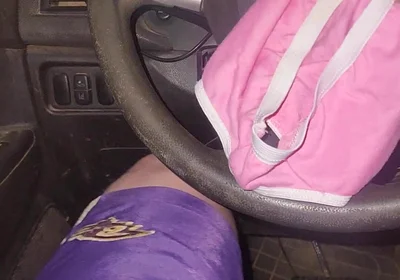 Using Pink Panties to Jerk off in My Car.