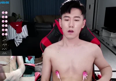 Double-camera, Self-insertion, Nipple Clips, Ejaculation