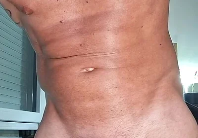 Big on My Belly After One Hell of an Ejaculation