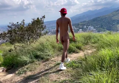 Exhibitionism in the Middle of the Mountain After Exercising