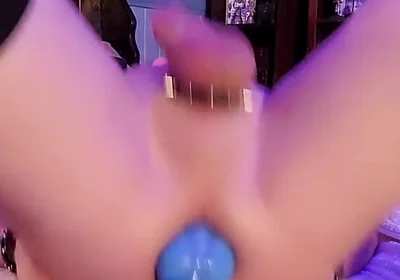 Slutty Femboy Bounces on a Monster Cock