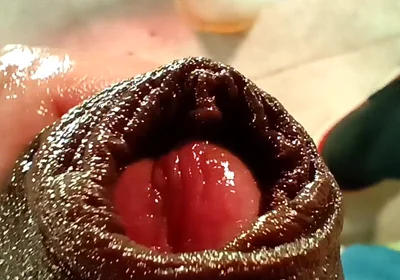 Sexy Colombian Man Urinating and Playing with His Foreskin