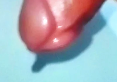 Two-hand Handjob Ends with Thick Cum Dripping in Close-up