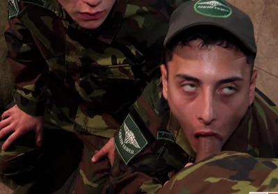 Uncut Cock Initiation For Young Soldier With Joris Leonard