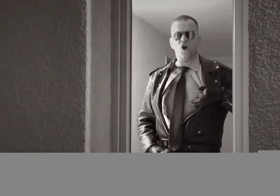 Leather Man 4 Cock Play & Piss Two Times