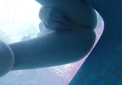 Amateur Pale Skin Redhead Guy with Hot Smooth Bum Caught Soft Playing (handjob, Footjob, Quick Blowjob, Ass Playing) Underwater