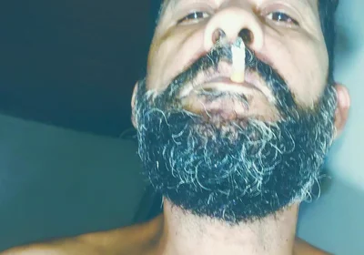 My Body up Close Wearing White Socks