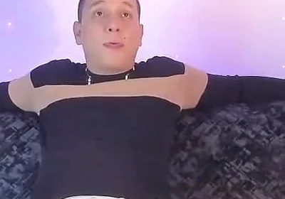 Latino Shows off His Bump on Camera Inside His Gray Sweatshirt