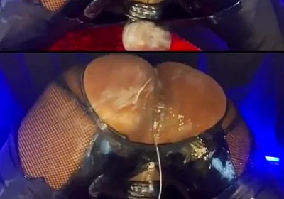 Bottom Digs in Gaping Butthole with Toys