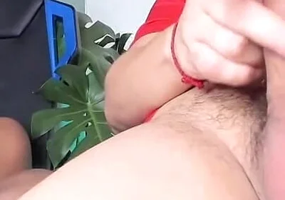 Straight Colombian Black with Huge Dick in Action