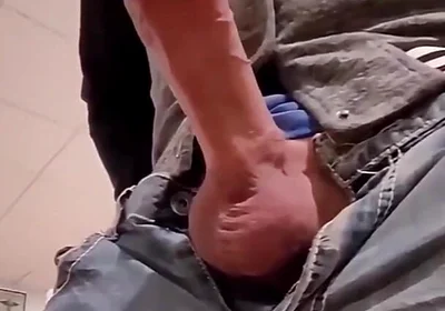 Sneaky Big Cock Has Massive Cumshot