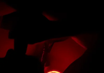 Sucking a Hung Latino in My Red Room