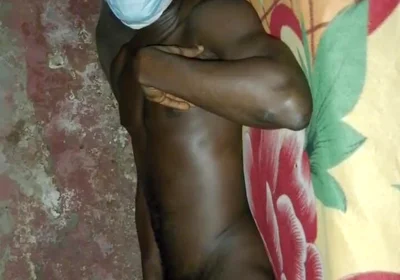 African Black Man Showcasing His Bed Skills