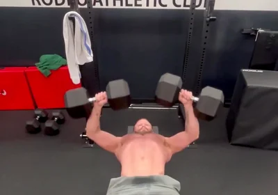 Hit a Pr on Dumbbell Bench Press