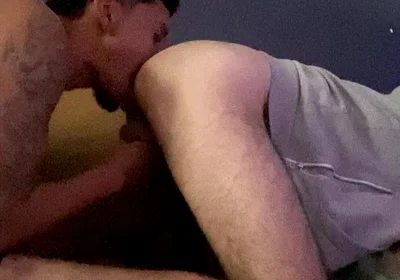 Eating Hubbys Ass