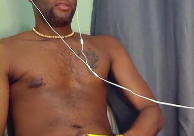 Kennie Jai Jerks off on Webcam in Sexy Shorts