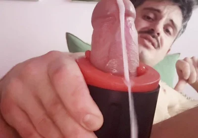 Huge Cumshot After Hours of Edging
